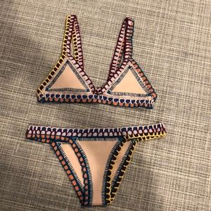 Nude kiini bikini top and bottom size medium
